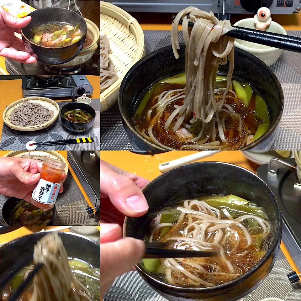 Snapdishの料理写真:鴨鍋の〆は...  (○v艸v*)|Kei Satoさん