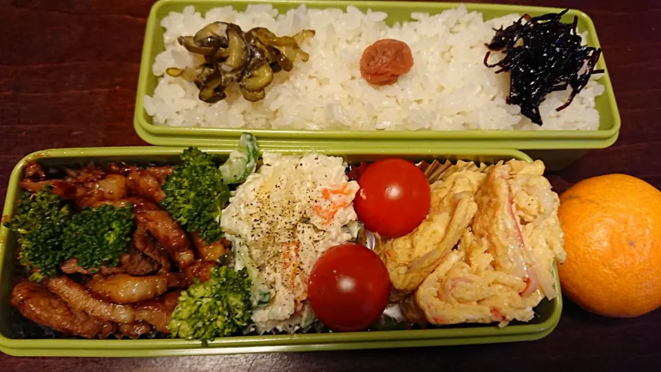 豚味噌漬け弁当
 #今日のお弁当|りょーさん