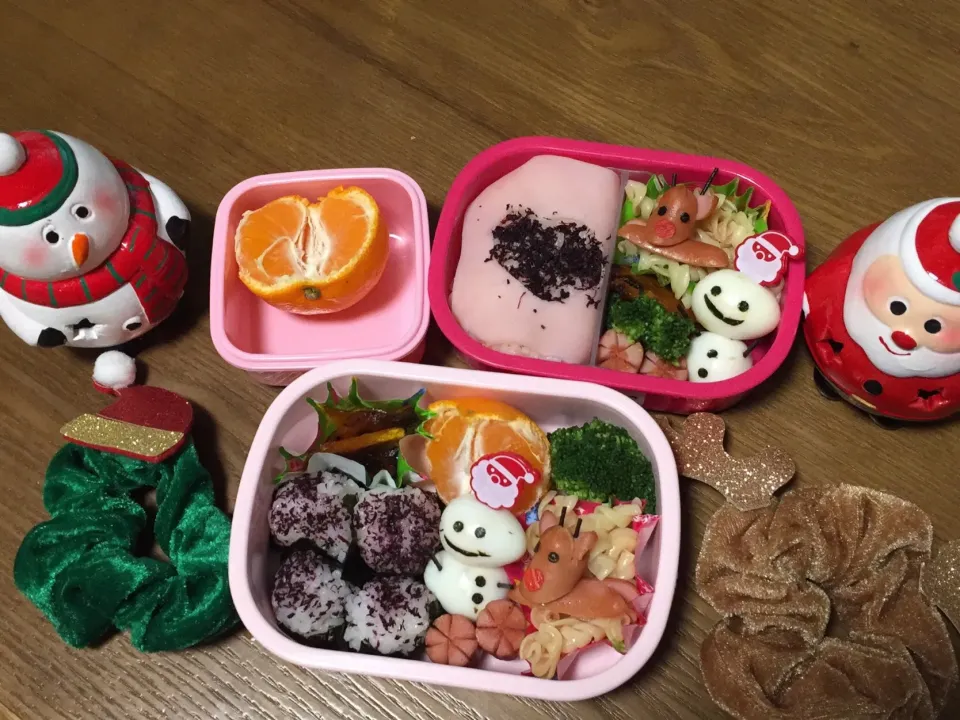 クリスマス平成最後のお弁当|おにぎりさん