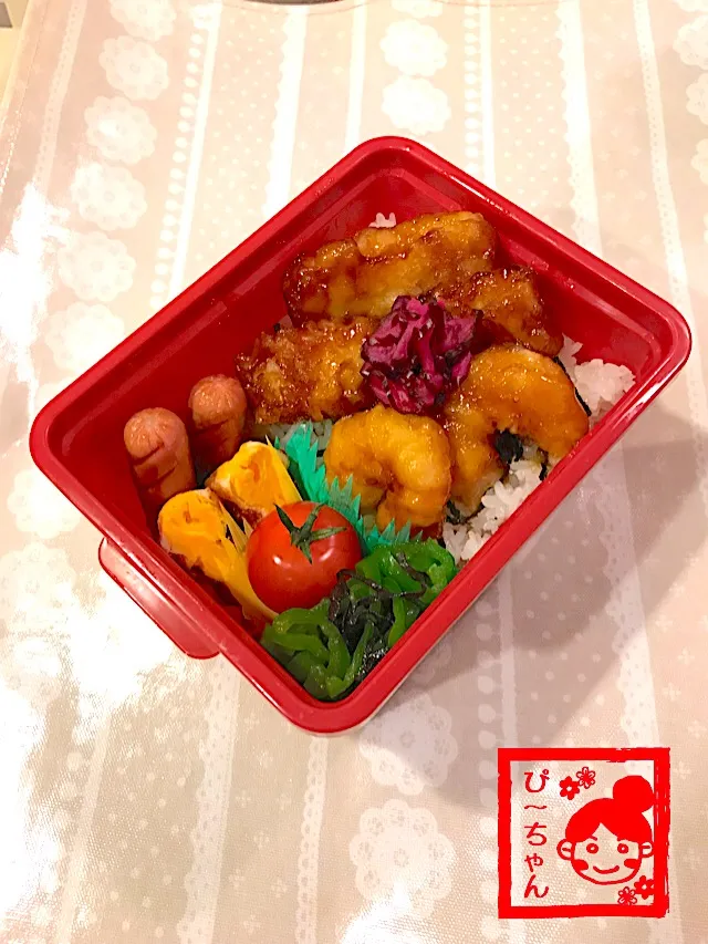 Snapdishの料理写真:次女☆高校生弁当😊284日目|☆ぴ〜ちゃん☆さん