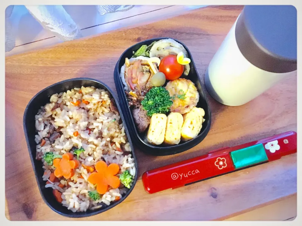 Snapdishの料理写真:JK弁当🍎2018.12.13(Thu.)
#電気圧力鍋|yucca@さん