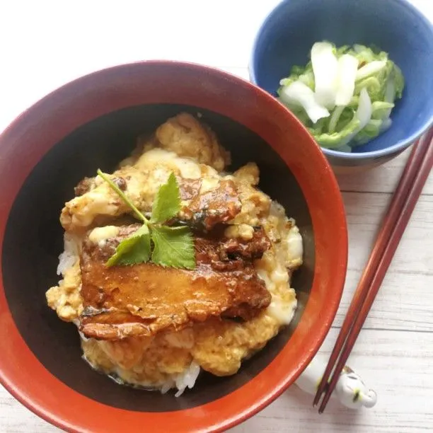 さんま蒲焼缶丼|ポンポンダリアさん