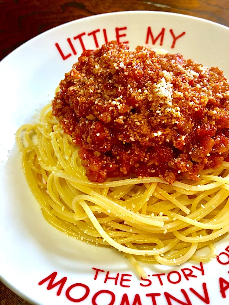 ミートソーススパゲティ🍝|あおりんさん