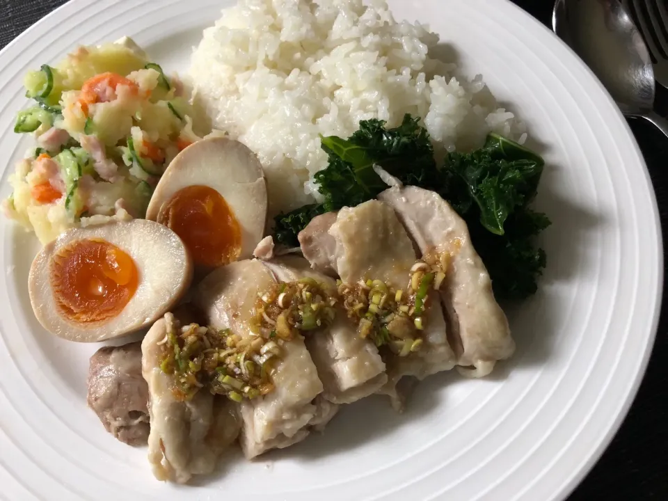 Snapdishの料理写真:シンガポールチキンライス|Yunさん