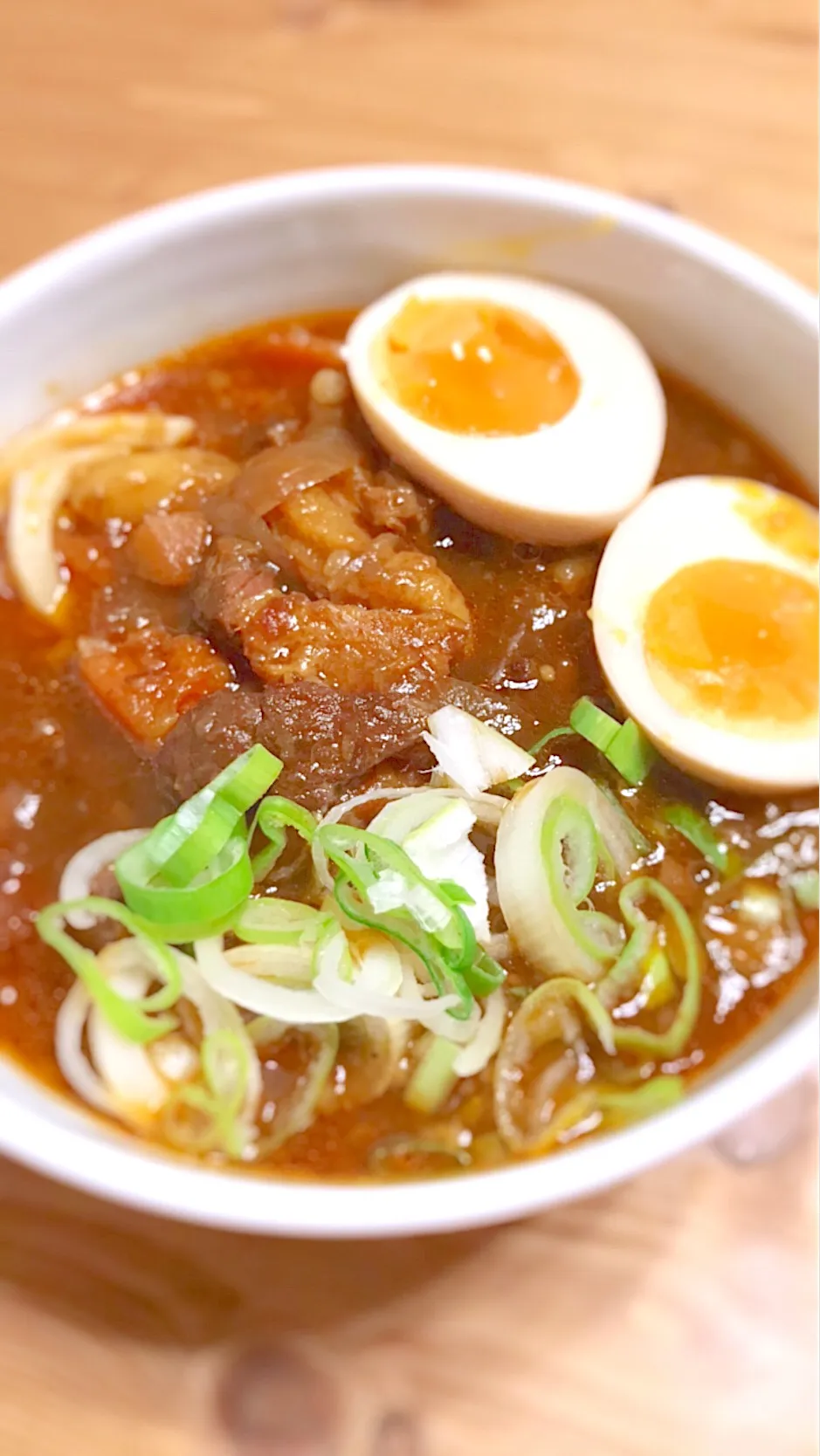 牛すじカレーの最後はカレーうどんで〆ました‪𐤔𐤔‬|ｌａｖｅｎｄｅｒｆ❜mさん