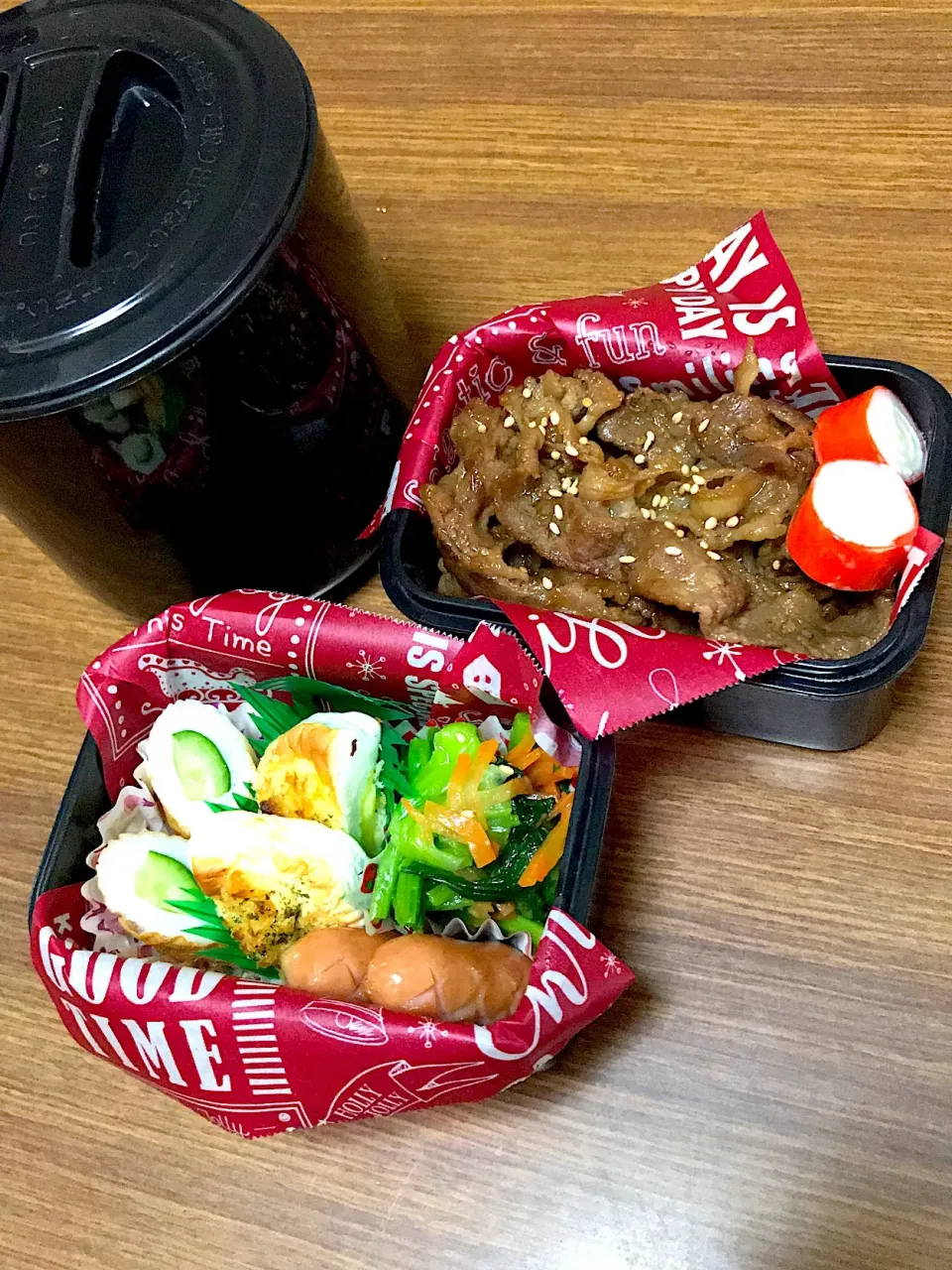 中３男子弁当♡焼肉|utaさん