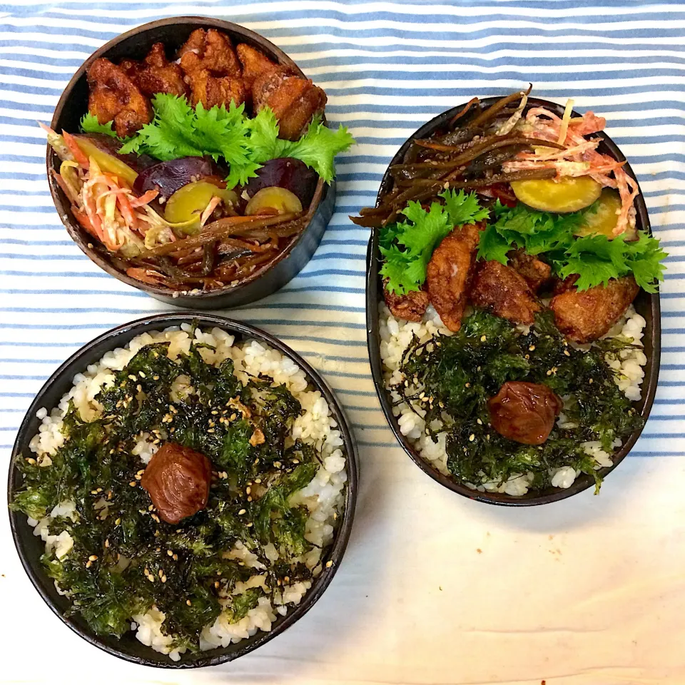 #vegan弁当 
蓮根の唐揚げ弁当|makiko_aさん