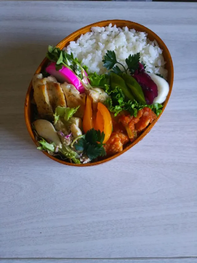 Snapdishの料理写真:わっぱ弁当|Noriko Sakaiさん