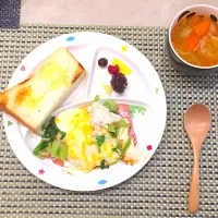 Snapdishの料理写真:朝ごはん|せつをkitchenさん