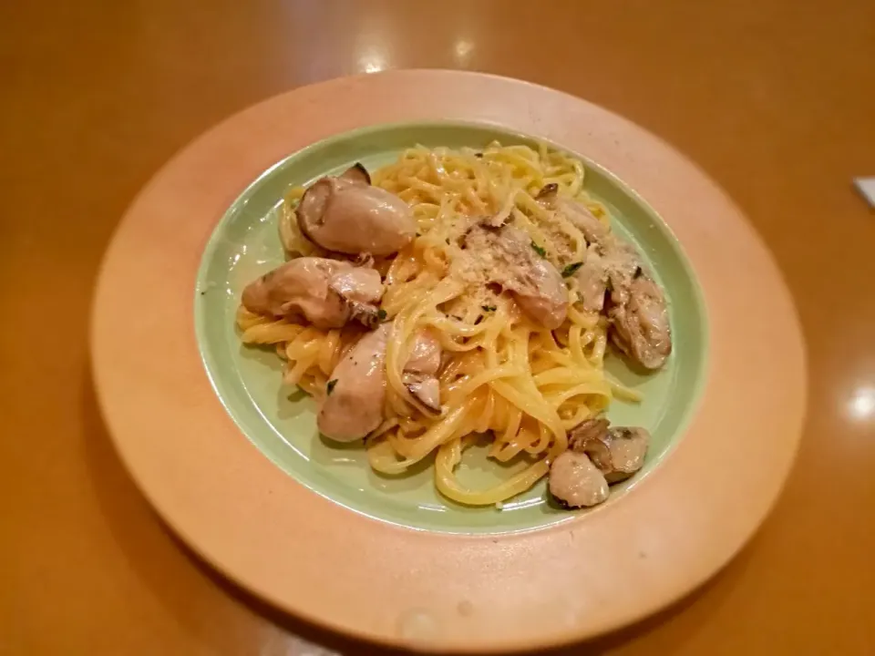 牡蠣と生クリームのパスタ|あいこさん