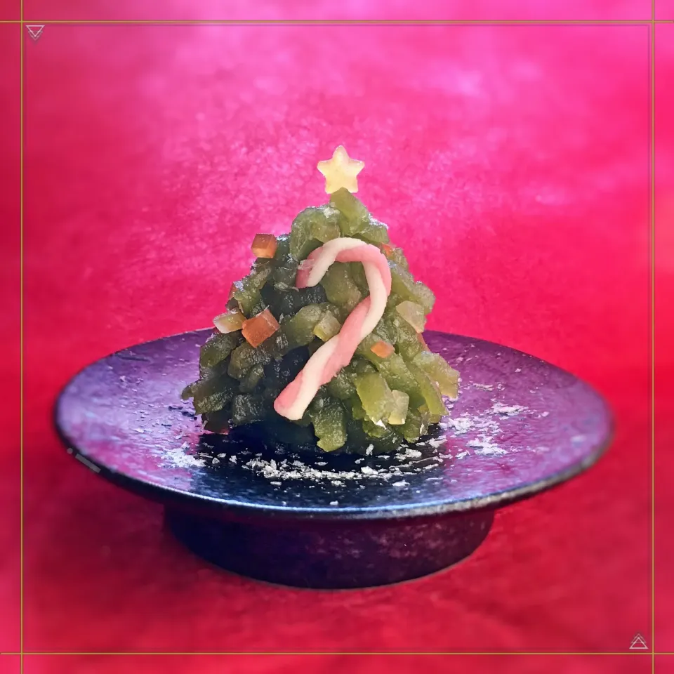 Snapdishの料理写真:和菓子のクリスマスツリー 🎄《金団》|izoomさん