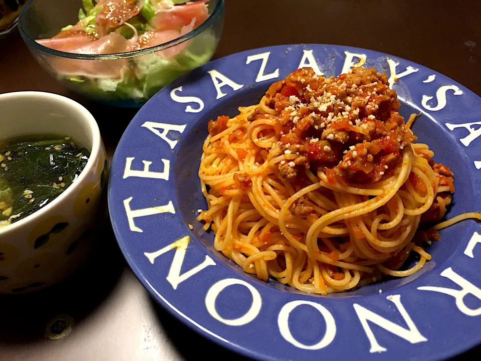 ミートソースのパスタ🍝|yukiさん