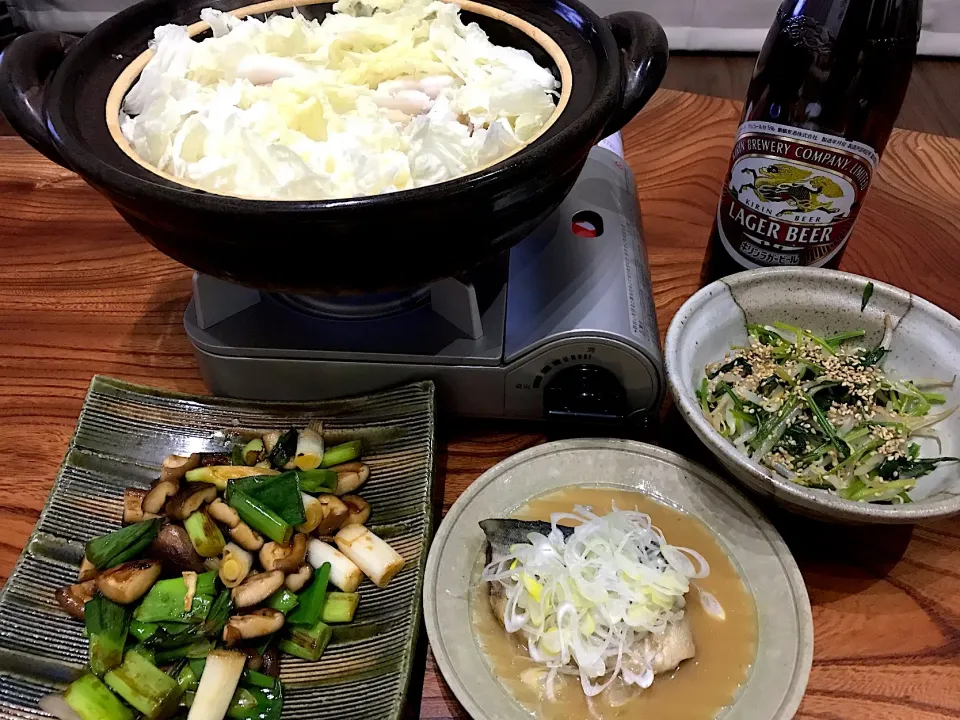 2018.12.15 白菜と豚バラ肉の重ね鍋🍻🍻🍻|ゆみずさん