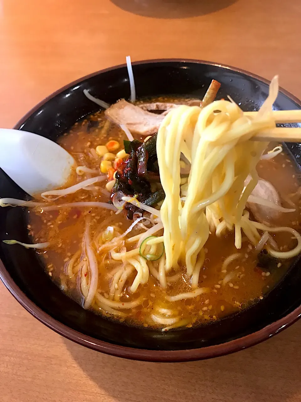 Snapdishの料理写真:辛味噌ラーメン#ラーメン#🍜#美味しい#味噌ラーメン|901さん