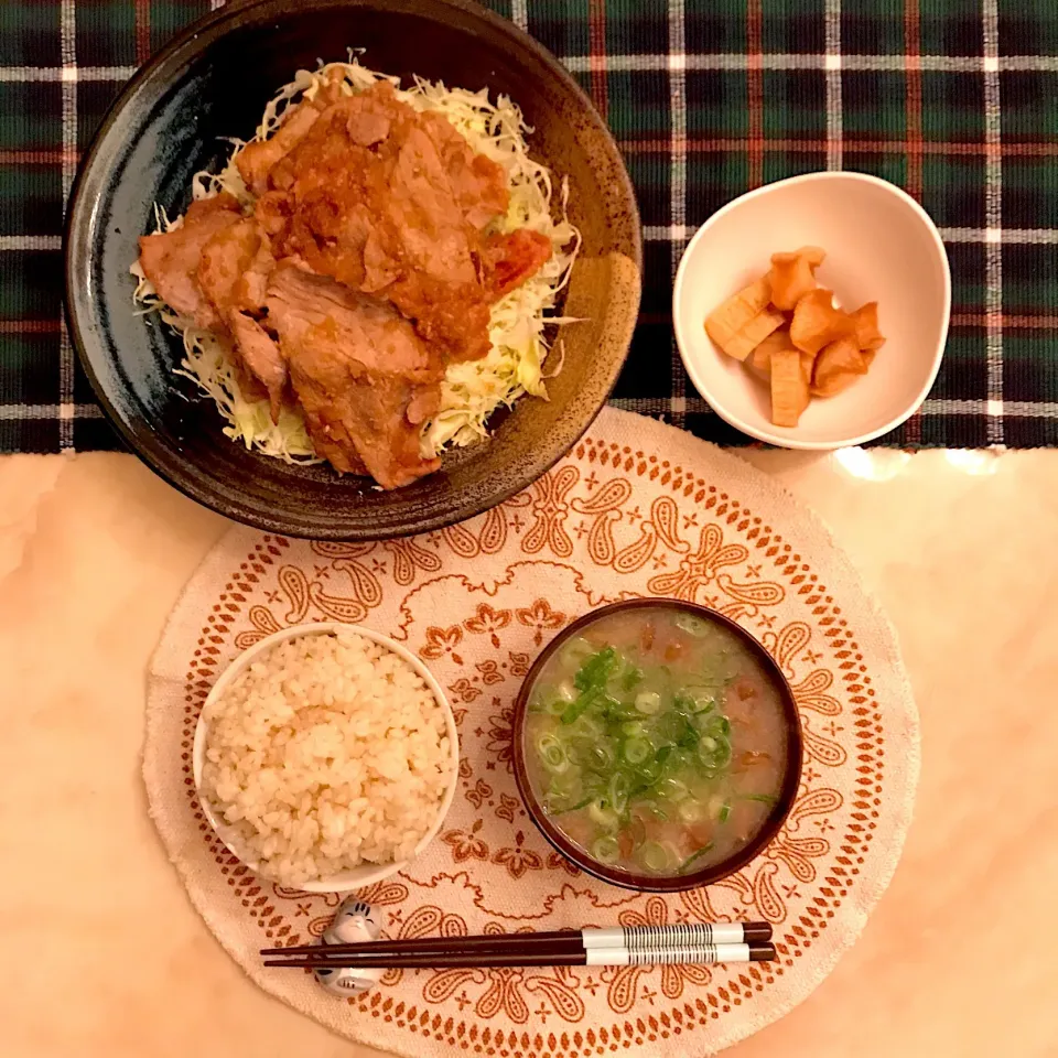 自家製焼肉のタレで焼肉|ぷわこさん