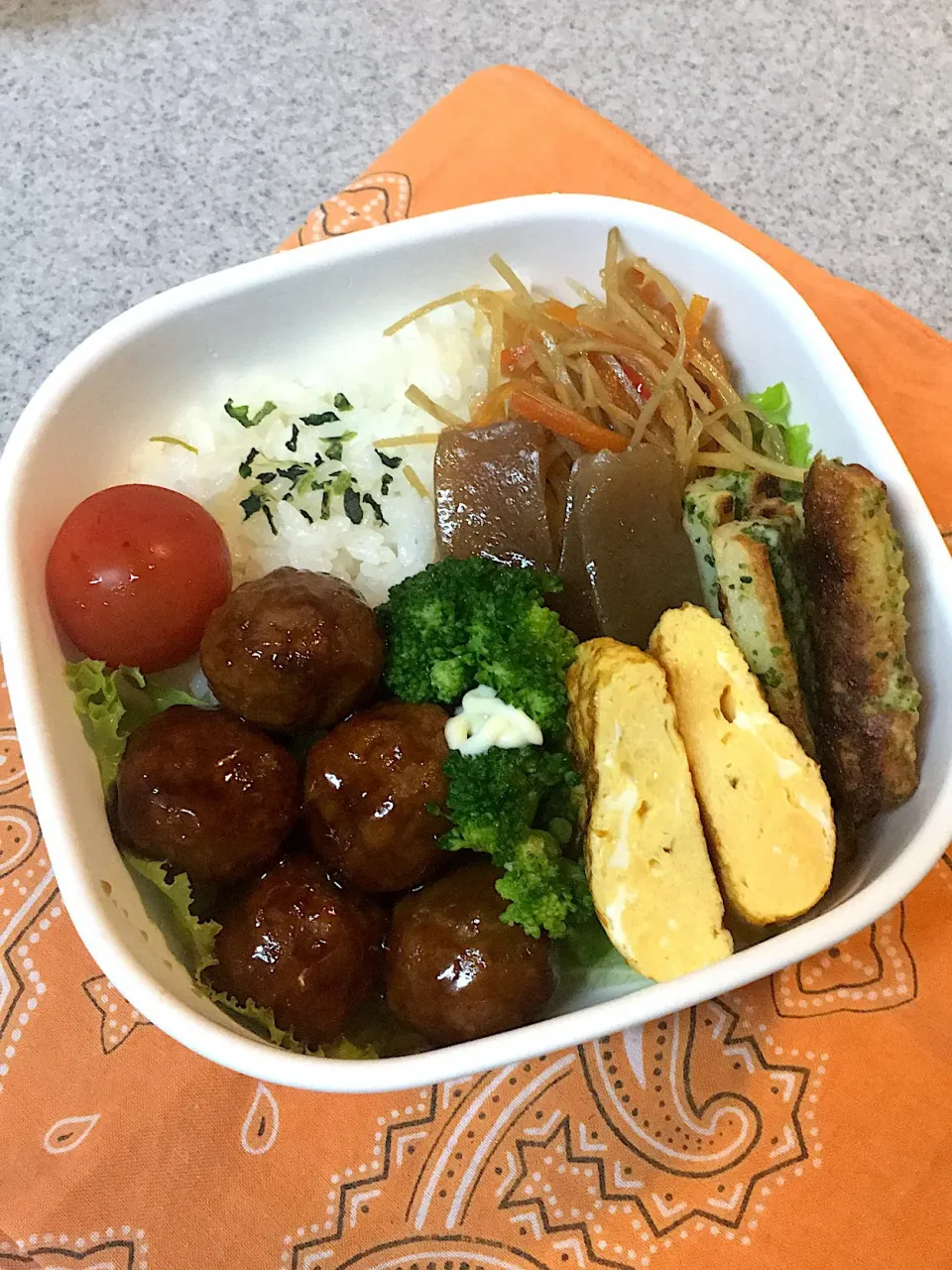 Snapdishの料理写真:♫12/17今日の娘のお弁当♫|Satokoさん