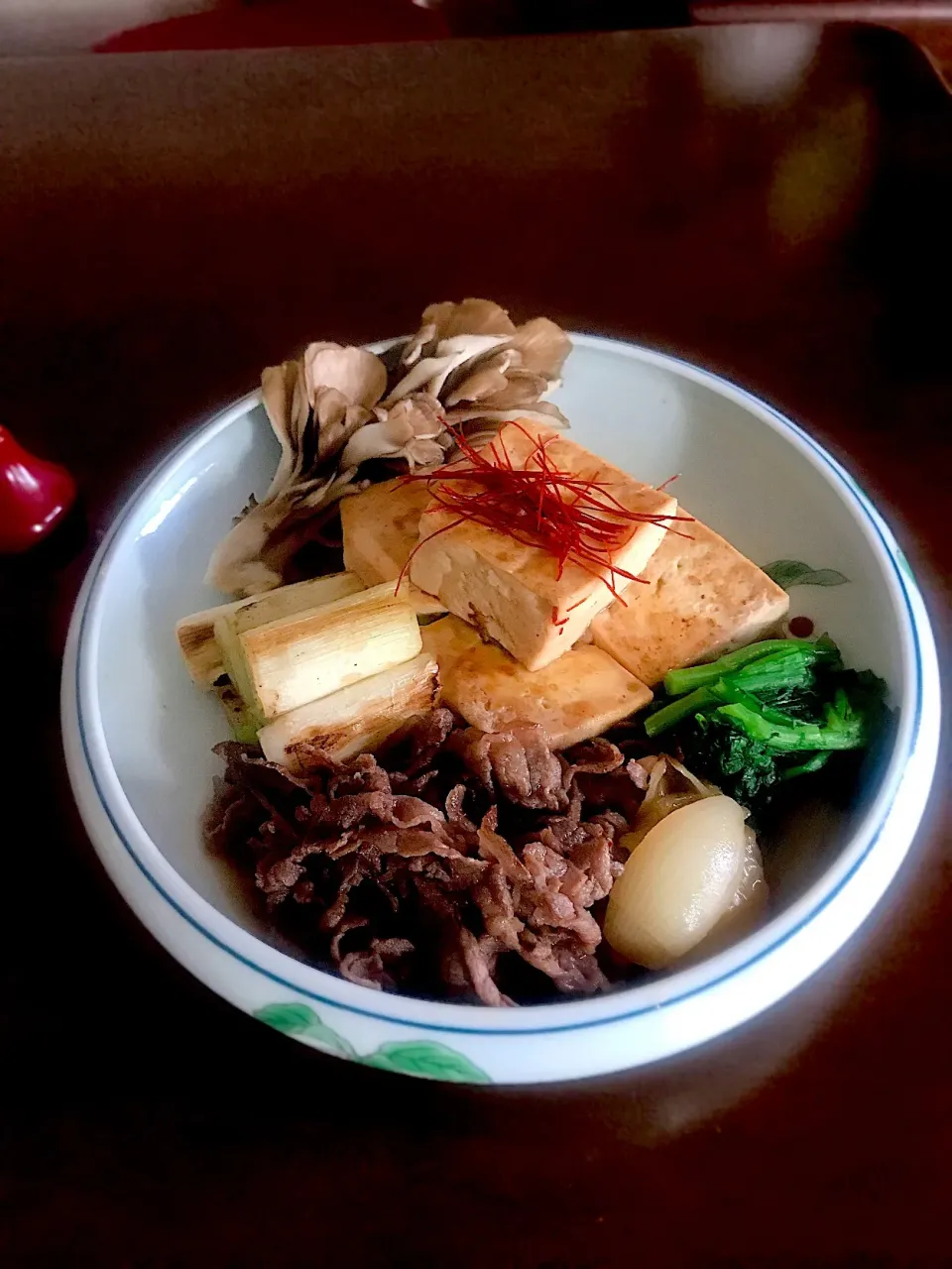 和風料理の定番 肉どうふ🥩 ふるさと納税の返礼品、黒毛和牛の切り落としで作りました。 #ふるさと納税|とんちんさん