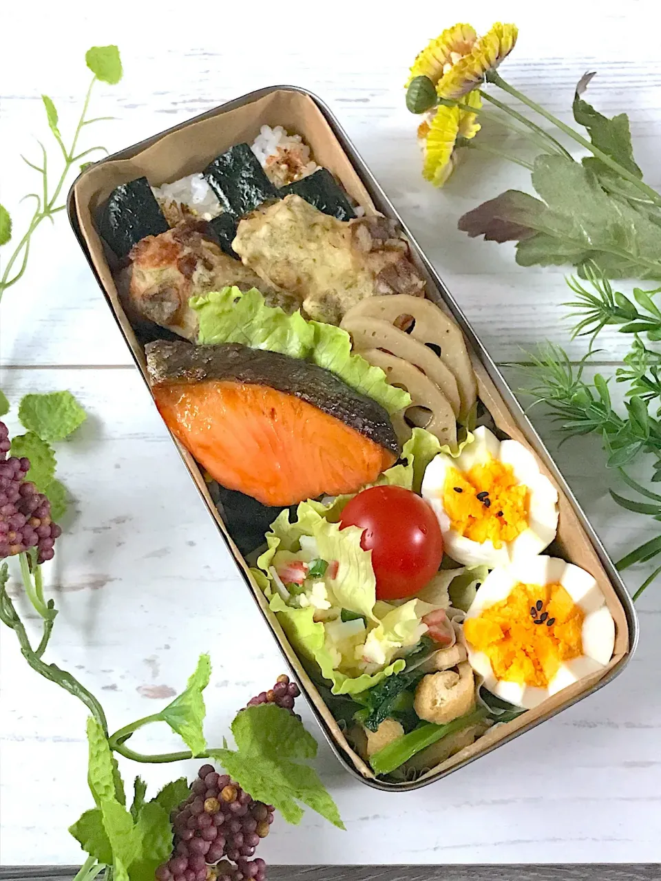 #旦那様弁当#シャケ弁|サクサクさん