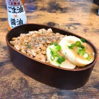 豚ひき肉と納豆の炒め物|まやさん