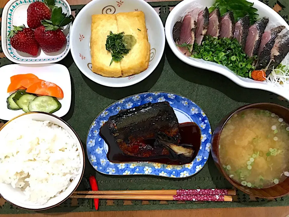 鯖の煮付け定食|ゆうかさんさん