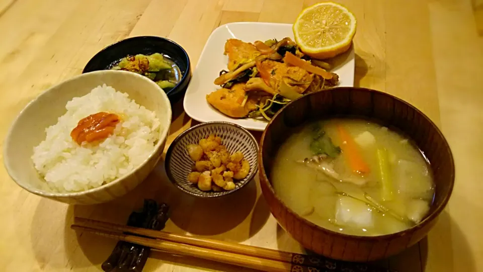 Snapdishの料理写真:今日の晩ご飯😊🌃🍴💓|cohamikuさん