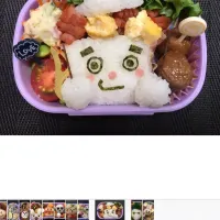 Snapdishの料理写真:天丼マン弁当|美里さん