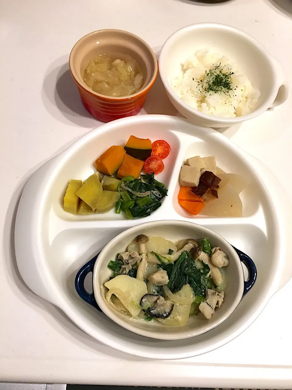 Snapdishの料理写真:1歳4ヶ月ご飯
12/14夕飯|airi-nさん