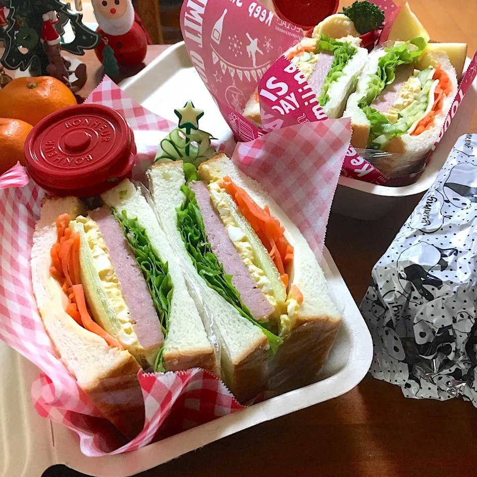 Snapdishの料理写真:サンドイッチ🥪|てんさん