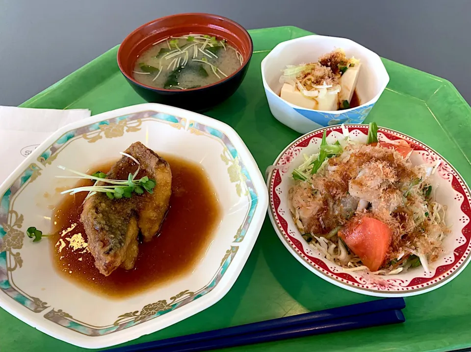 鯵のおろし煮、冷奴、大根サラダ、味噌汁|Tadahiko Watanabeさん