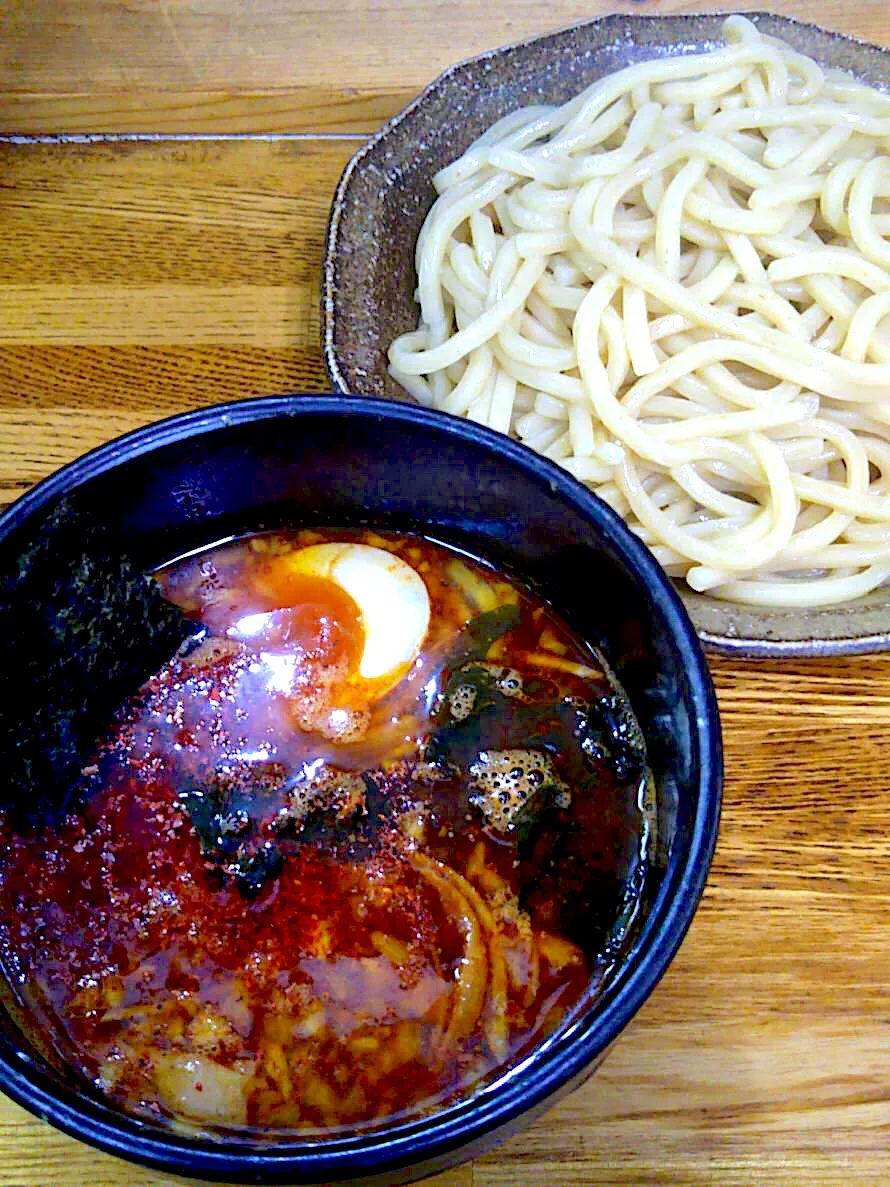 一陽来福 激辛つけめん(太麺) 700円|sudachiさん