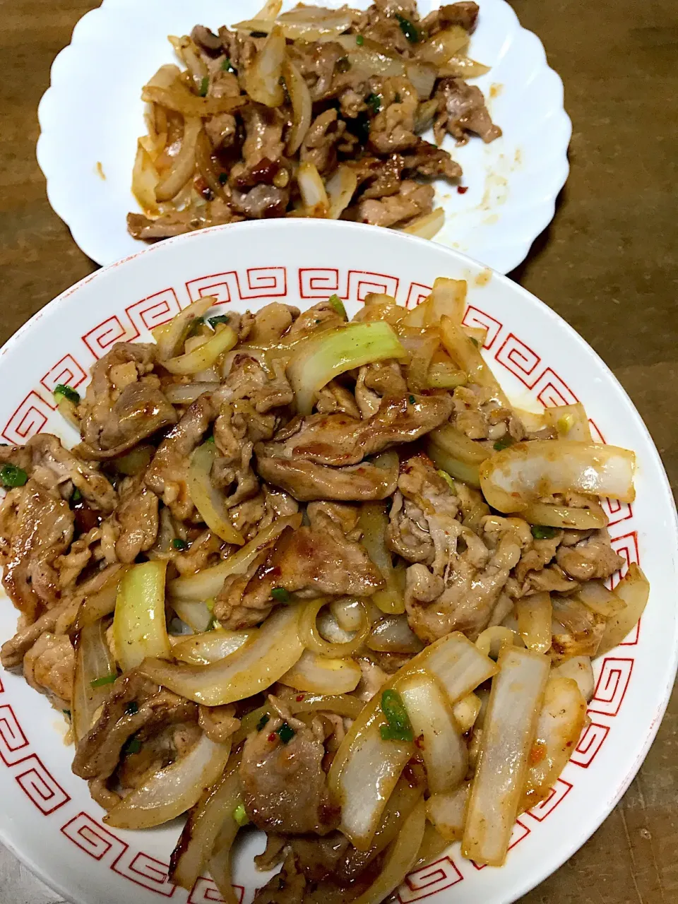 Snapdishの料理写真:豚の玉ねぎ生姜焼き丼💖|Norio Fukudaさん