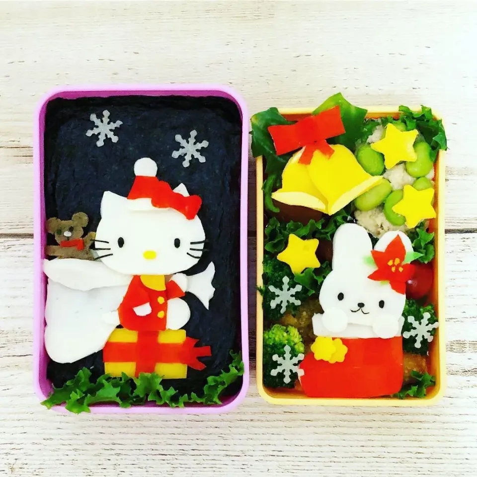 キティちゃんクリスマス弁当|ちえさん