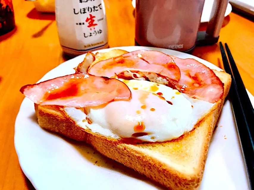 我が家の朝の定番🍞🍳|ジイジさん