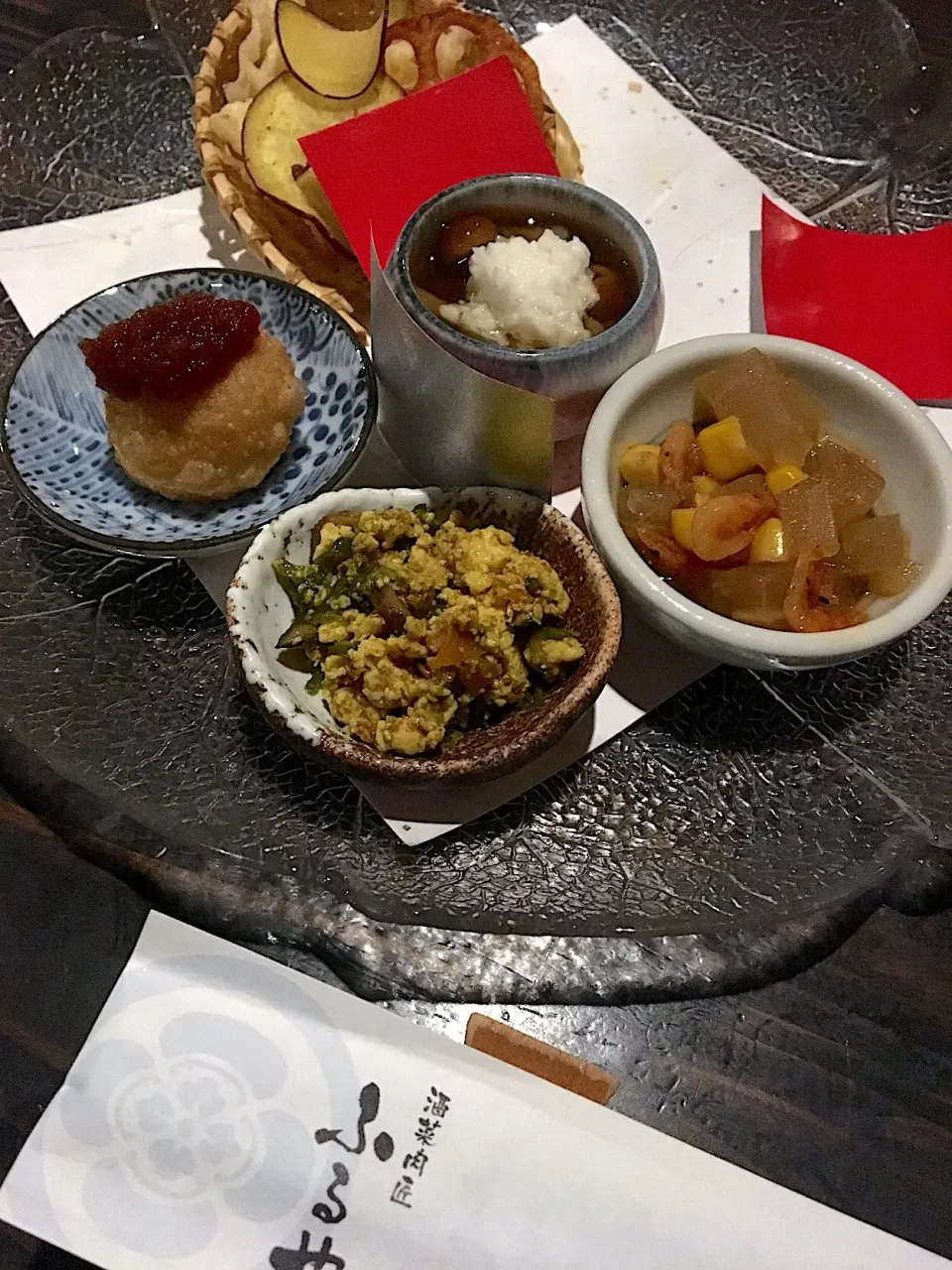 Snapdishの料理写真:しゃぶしゃぶコース前菜|あいりさん