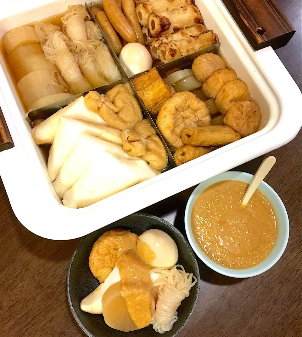 Snapdishの料理写真:生姜みそおでん🍢|み〜さん