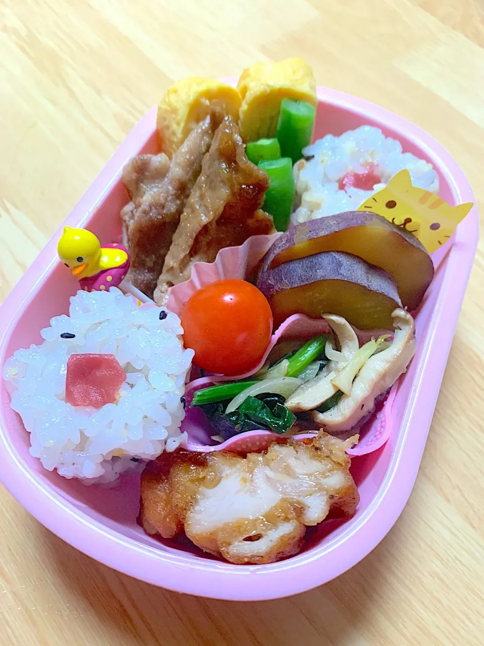 Snapdishの料理写真:18.12.19⭐︎チビちゃん弁当|ニャオさん