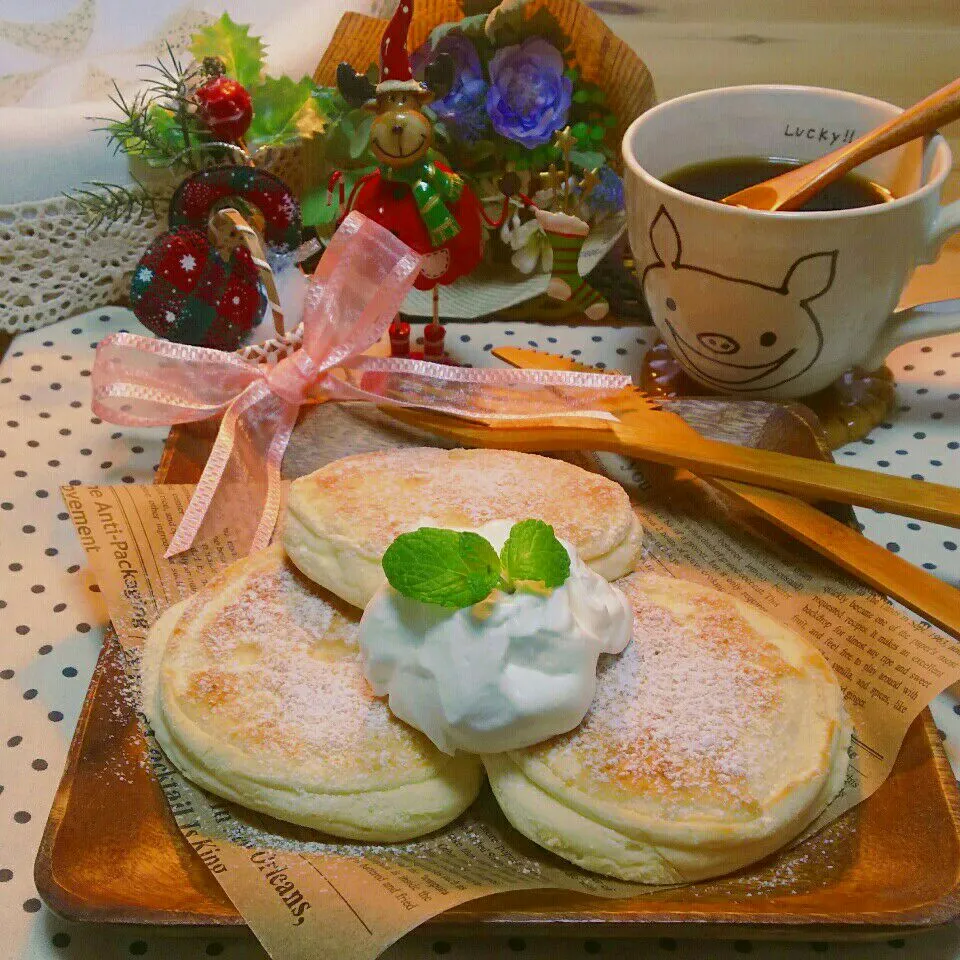 スフレパンケーキ☆.｡|モゥモゥパラダイスさん