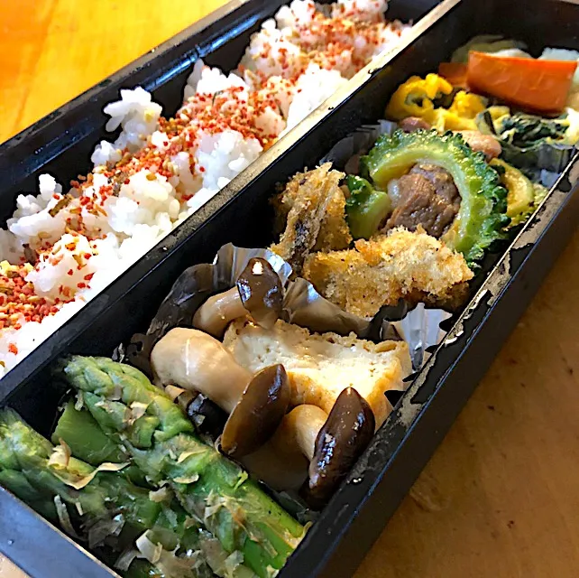 Snapdishの料理写真:昨日の俺弁当！|沖縄「ピロピロ」ライフさん