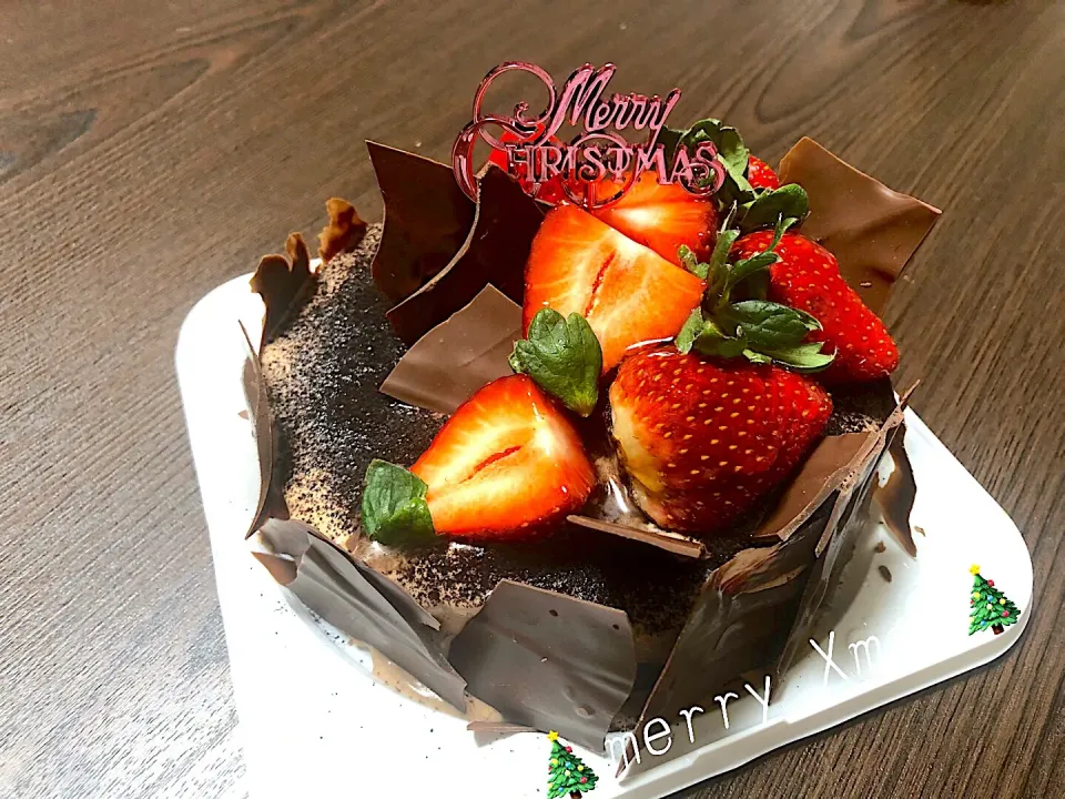 クリスマスチョコレートケーキ🍰|なおこさん