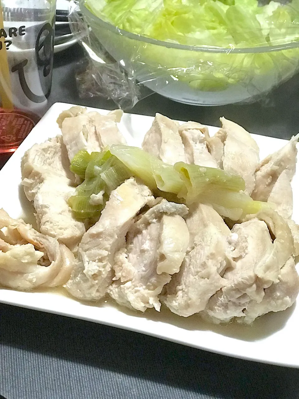 〜あっさりムネ肉の酒蒸し〜|あずさん