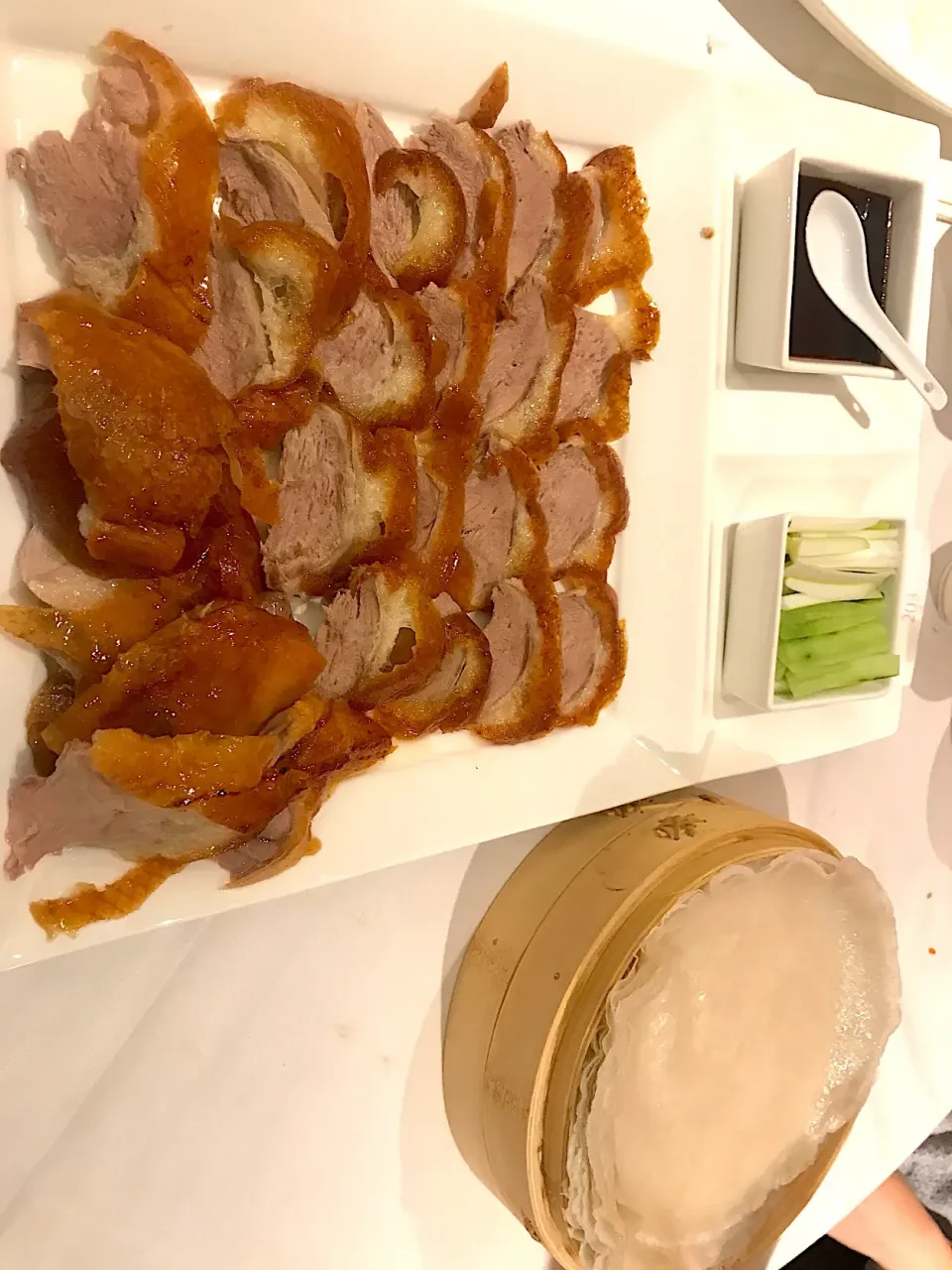 Crispy duck skin slices|Sky Blueさん