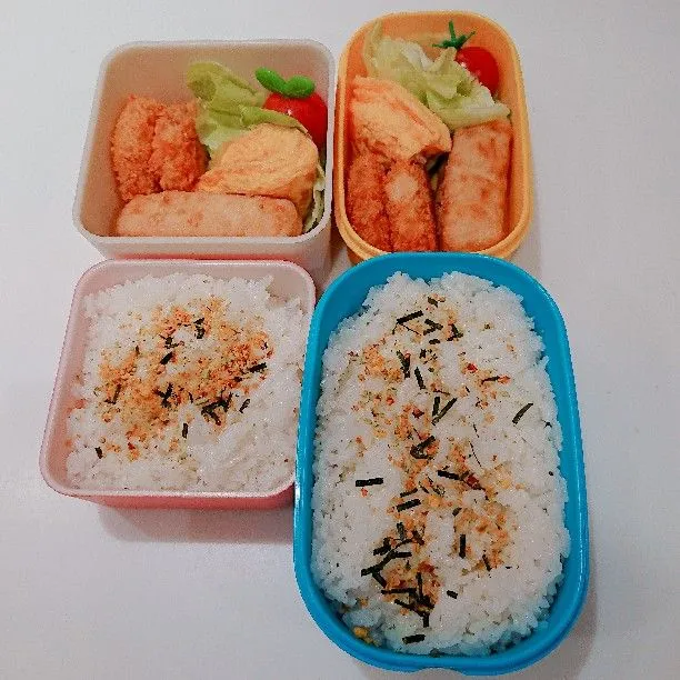 Snapdishの料理写真:12/21(金)の二人弁当🍱|ふみぃさん