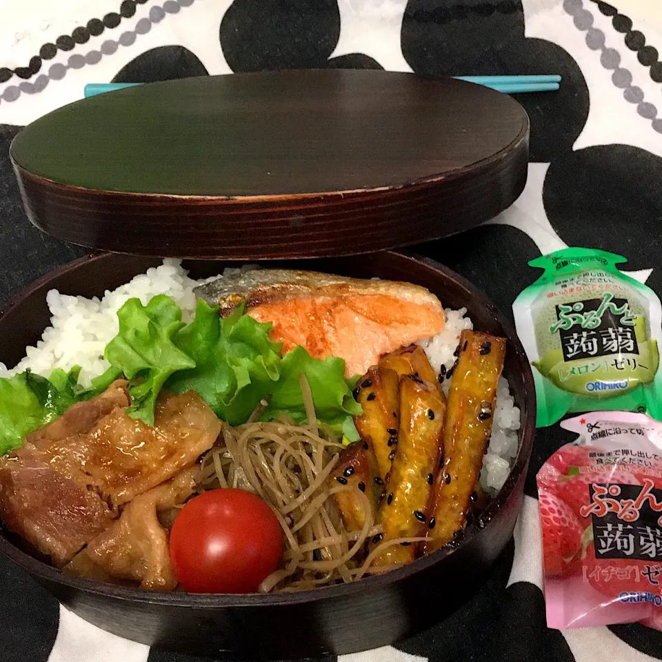 Snapdishの料理写真:#曲げわっぱ弁当  #男子高校生弁当|さい。さん