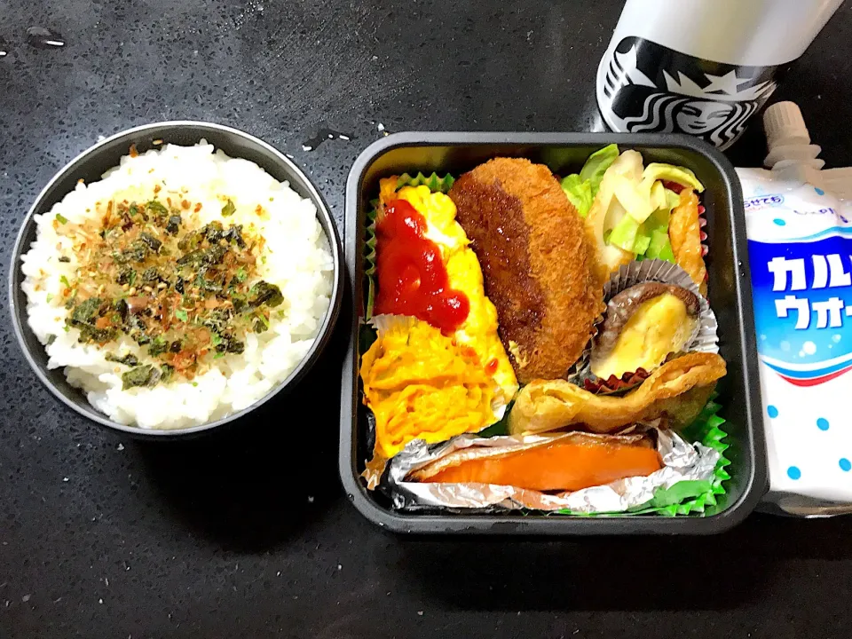 Snapdishの料理写真:#コロッケ弁当|mi♪さん