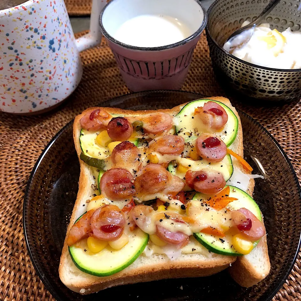 Snapdishの料理写真:#朝ごぱん (ﾟ∀ﾟ)|nao子さん