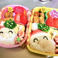 Snapdishの料理写真:今日の幼稚園弁当|汐見 真奈美さん