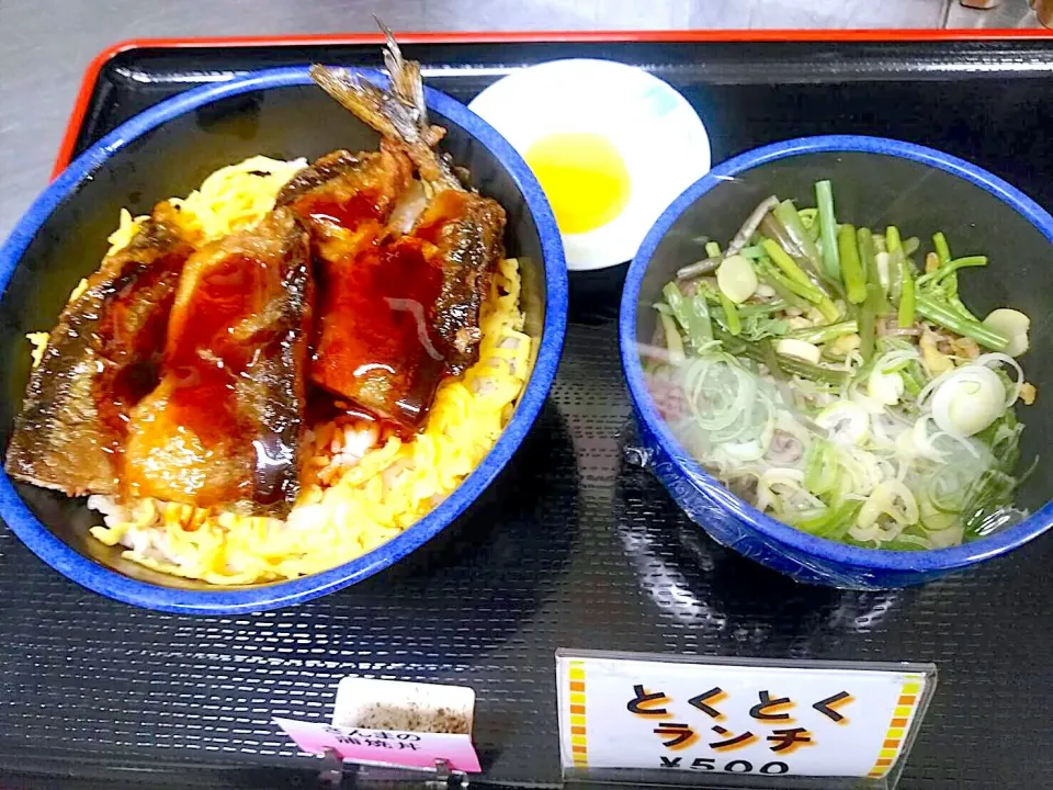 さんま蒲焼丼・半そばセット|nyama1さん