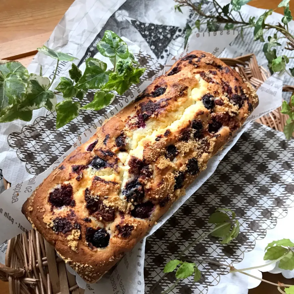 🍓🧀お友達のための チーズとミックスベリーのパウンドケーキ🧁|Hollyさん