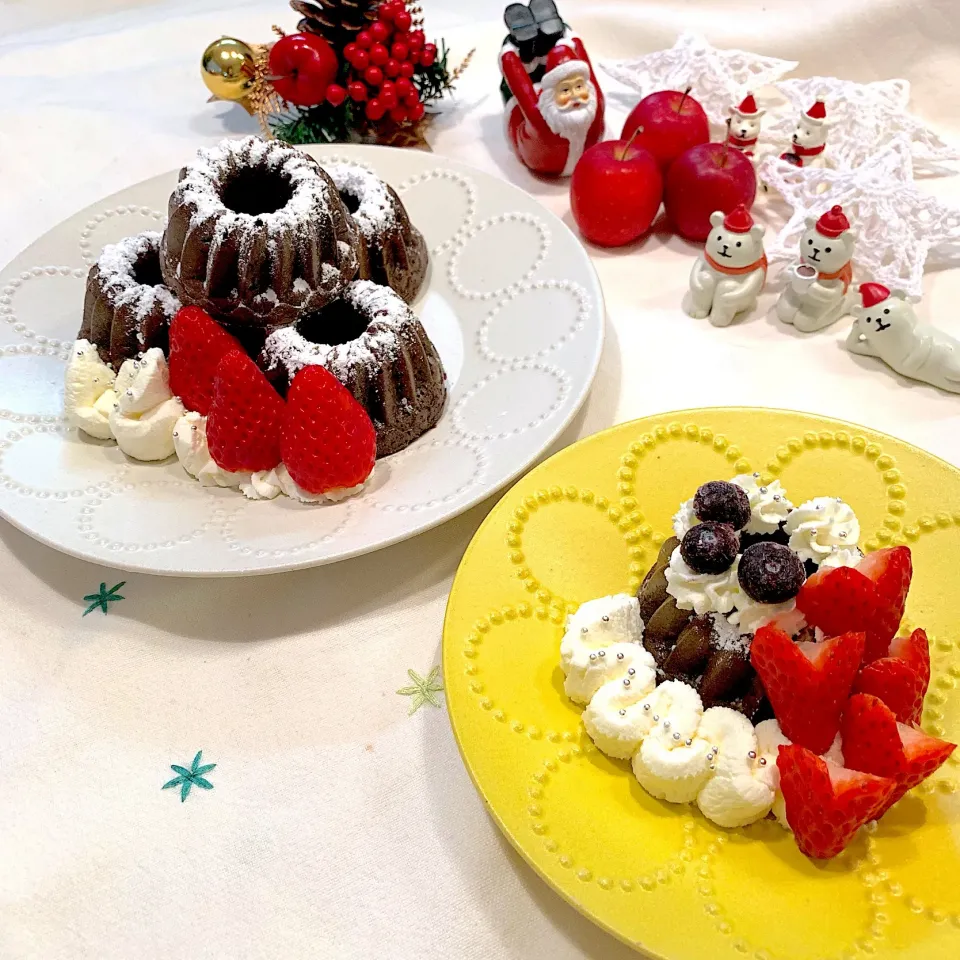 Snapdishの料理写真:❁🍓チョコレートクグロフ❁|kukulutomo ❁𓎪 ⡱𓎩‎𐩢𐩺𓎪 ⡱さん