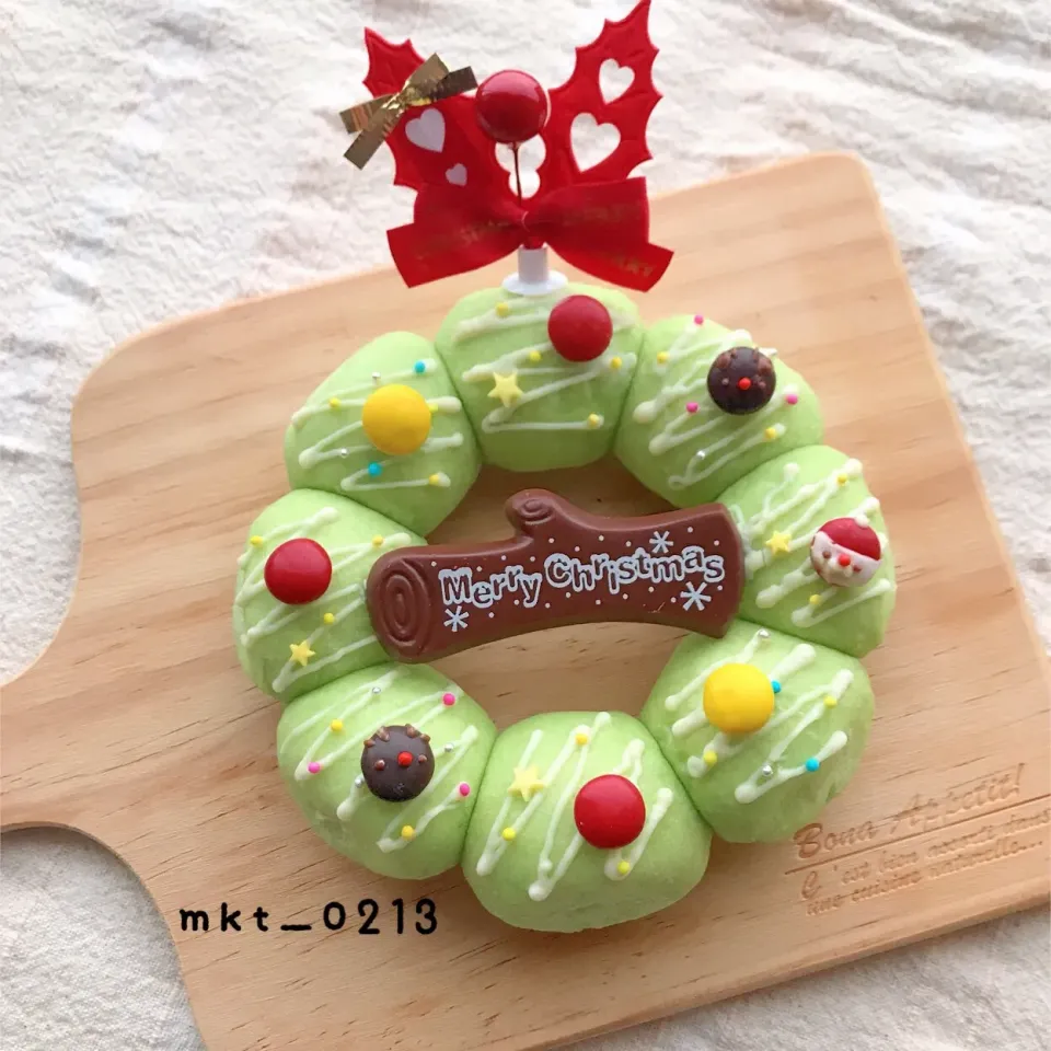 #パン#手作りパン#トナカイ#サンタ#クリスマス#チョコ|🍒みぃ🍒さん